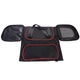 Сумка переноска для кошек и собак CosmoPet CP-05 78x47x29 см Черный/красный - изображение 4