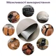 Самоклеющая экокожа в рулоне 1.37*3m*0.5mm LIGHT GREY (D) SW-00001324 - изображение 6