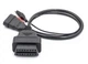 Переходник для сканера OBD2 3 pin Chery Amulet (Амулет), Tiggo (Тиго), QQ, Fiat (Фиат), Lancia, Alfa Romeo (608501975) Черный - изображение 4