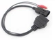 Переходник для сканера OBD2 3 pin Chery Amulet (Амулет), Tiggo (Тиго), QQ, Fiat (Фиат), Lancia, Alfa Romeo (608501975) Черный - изображение 5