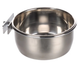 Годівниця для гризунів та птахів Flamingo Feeding Bowl With Nut навісна з гайкою 580 мл 13 см Сріблястий 5415245007809 - зображення 2