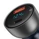 Автомобільний зарядний пристрій Baseus Particular Digital Display QC+PPS Dual Quick Charger 65W (CCKX-C0A) Silver - зображення 2