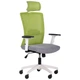 Кресло AMF Uran White HR Сидней-20/спинка Сетка SL-06 Салатовый - изображение 1