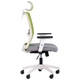 Кресло AMF Uran White HR Сидней-20/спинка Сетка SL-06 Салатовый - изображение 2