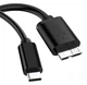 Кабель передачи данных для внешних жестких дисков USB Type-C - USB Micro-B 23см 5 Гбит/с - изображение 4