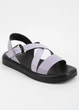 Босоножки женские Fashion 030 фиолетовые кожаные 339641_40 (25.5 см) - изображение 1