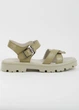 Босоножки женские Fashion 064 оливковые кожаные 339871_36 (23.5 см) - изображение 2