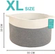 Корзина-органайзер Lovely Svi для хранения белья и игрушек 55×35 см Серый (10032024) - изображение 2