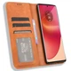 Чохол-книжка Deexe Retro Style для Motorola Edge 50 Fusion - Brown - зображення 2