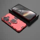 Чохол з підставкою Deexe Hybrid Case для Xiaomi Poco F6 - Red - зображення 4