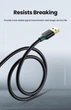 Кабель UGREEN US129 USB 3.0 Male to USB Female 5Gbps 1m Black (10368) - изображение 2