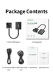 Адаптер UGREEN CM513 VGA Male to HDMI Female Black (50945) - зображення 2
