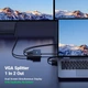 Конвертор сигналу UGREEN VGA to 2xVGA Splitter with Micro-USB Port for Power Supply 1m Black (20918) - зображення 2