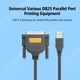 Кабель UGREEN US167 USB to DB25 Parallel Printer 2m Black (20224) - зображення 4