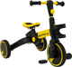 Триколісний велосипед Happy Bike Sportrike 3 in 1 Жовтий (5903864943214) - зображення 10