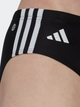 Kąpielówki męskie slipy adidas 3 Stripes Trunk HT2063 9 Czarne (4066745149455) - obraz 4