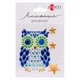 Аплікація SANTI зі страз самоклеючих Owl 9,5х8 см (742989) - изображение 1