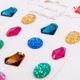 Стрази SANTI самоклеючі Diamonds різнокольорові 16 шт (743021) - изображение 2