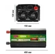 Перетворювач інвертор функція заряджання Wimpex 5200W 12V 220V DC-AC USB - зображення 7