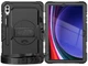 Чохол Carbon Armor Cover Tablet на Samsung Galaxy Tab S10 Plus (12.4") / захисний чохол для планшета з ремінцем в комплекті / (чорний) - зображення 1