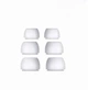 Набор амбушюр 3 пары силиконовые Grendio для наушников AirPods Pro, размер S, М, L, Белые (2049057) - изображение 1