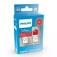Комплект світлодіодних ламп Philips 11066RU60X2 W21/5W LED Ultinon Pro6000 SI 12V 2.5/0.5 W3x16q red - зображення 4