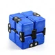 Игрушка антистресс Бесконечный кубик фиджет 7,3x3,6x1,8см (Инфинити куб) Синий - изображение 4