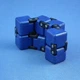 Игрушка антистресс Бесконечный кубик фиджет 7,3x3,6x1,8см (Инфинити куб) Синий - изображение 13