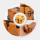 Игрушка антистресс Бесконечный кубик фиджет 7,3x3,6x1,8см (Инфинити куб) Желтый - изображение 9