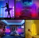 Підлогова RGB лампа кутова , LED торшер 1,5 м нічник RGB-підсвітка два типи керування з телефону та сенсорний пульт - зображення 3