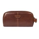 Чоловічий шкіряний несесер-косметичка для подорожей Ashwood T78 Chestnut (Каштановий) - зображення 1