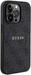 Панель Guess 4G Collection Leather Metal Logo MagSafe для Apple iPhone 14 Pro Black (3666339226305) - зображення 3