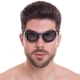 Окуляри напівмаска для плавання тренувальна Mad Swim 042601 Black - зображення 7