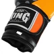 Рукавички для боксу на липучці Top King 0512 10 унцій Black-Orange - зображення 6