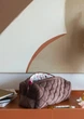 Косметичка MyCream для стайлера Dyson с отделениями для насадок коричневая с цветами - изображение 1