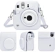 Набір Камера моментального друку Fujifilm INSTAX Mini 12 Clay White / Чохол білий / Фотопапір на 20 знімків / Фотоальбом білий на 108 знімка - изображение 11