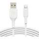 Кабель Belkin USB-A - Lightning PVC Cable 1 m White (CAA001BT1MWH) - зображення 1
