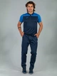 Поло длинное мужское Joma HOBBY II 101371.337 S Темно-синее/Синее (9998447745091) - изображение 3