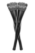 Панчохи Noir Handmade F135 Powerwetlook stockings 3XL (SX0022) - изображение 3