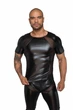 Футболка с мокрым эффектом Noir Handmade H056 Men's T-shirt made of powerwetlook, S - изображение 1
