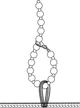 Боді Noir Handmade F297 Libido, M, чорне, мереживо, низ під латекс, відкритий доступ, гартери - изображение 7