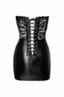 Плаття Noir Handmade F300 Solace, XXL, мережив, корсетний верх, шнурівка ззаду, спідниця міні під латекс - зображення 7