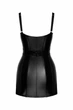 Сукня Noir Handmade F320 Starlet, S, під латекс, міні, блискавка по всій довжині, кільце на поясі - изображение 8