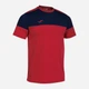 Футболка спортивная длинная мужская Joma Crew V 103296.603 L Темно-синий/Красный (8445757349972) - изображение 1