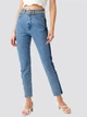 Джинсы Slim Fit женские NA-KD 1100-001647-0003 34 Синие (7325941481699) - изображение 1