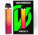 Vaporesso XROS 3 Pod Kit 1000 mAh Neon Sunset POD система многоразовая - изображение 2