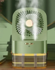 Маленький вентилятор с увлажнителем и пультом управления Small fan AND LY-605 зеленый - изображение 4