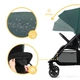 Прогулянковий візок Kinderkraft Route Platinum Green, 3954 - зображення 9