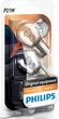 Лампа Philips P21W 12V 21W BA15s блістер 2шт. (12498B2) (627679) - зображення 3