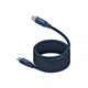 Кабель Promate Springy USB-C to USB-C 60W Power Delivery 1.2 м Blue (springy.blue) - изображение 1